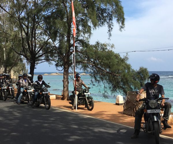 Royal Enfields in Trinkomalee